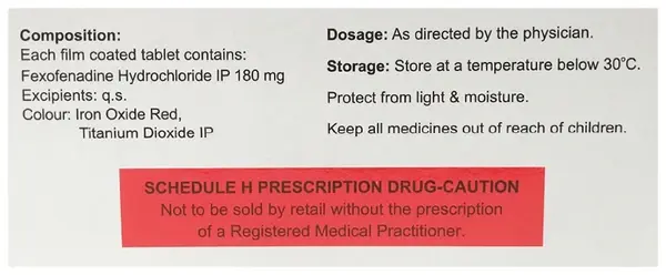 Fexofred 120 Tablet thumbnail 2