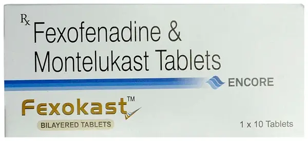 Fexokast 10 mg/120 mg Tablet