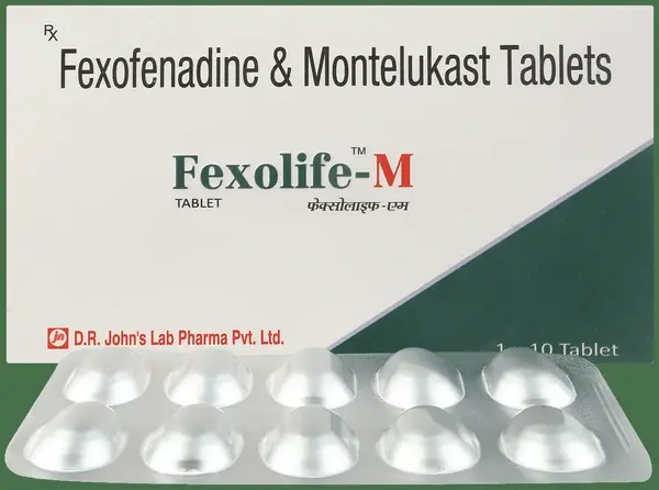 Fexolife M 10 mg/120 mg Tablet