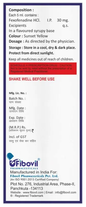 Fexotwist Oral Suspension Mango thumbnail 2