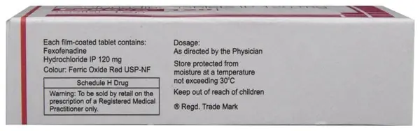 Fexova 120 Tablet thumbnail 3