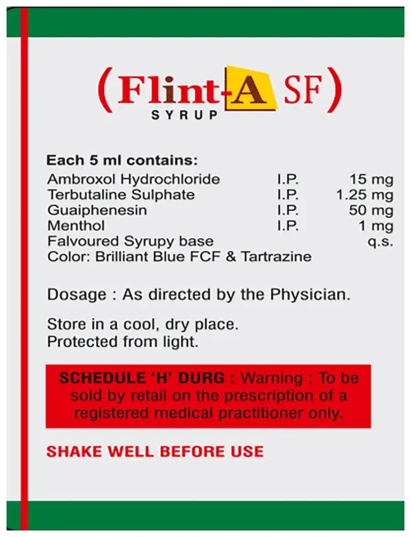 Flint-A SF Syrup Sugar Free thumbnail 3