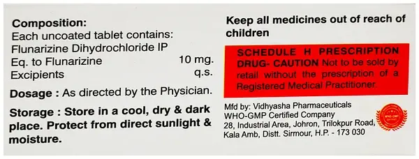 Flucalm 10mg Tablet thumbnail 3