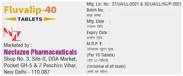 Fluvalip 40mg Tablet thumbnail 4