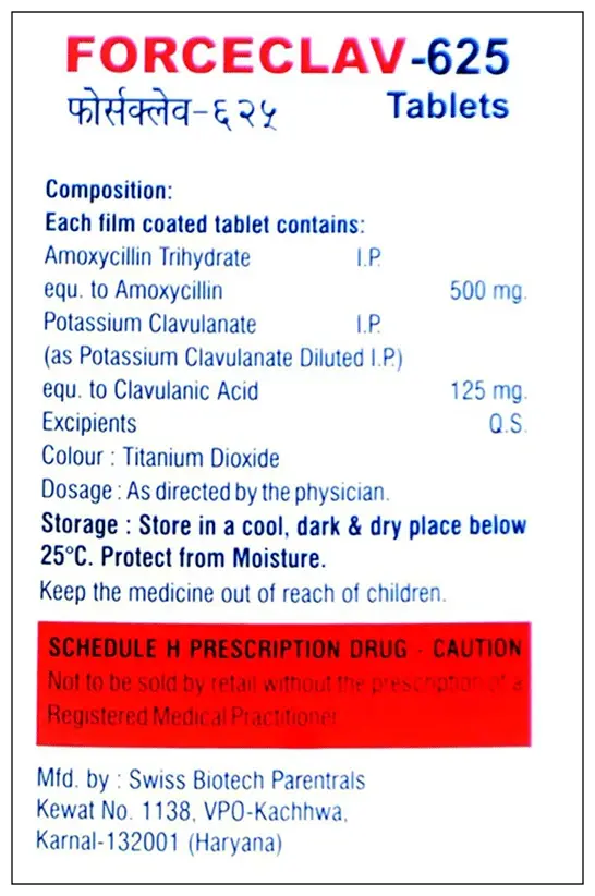 Forceclav 625 Tablet thumbnail 3