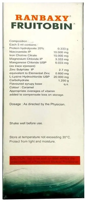 Fruitobin Mixed Fruit Syrup thumbnail 2