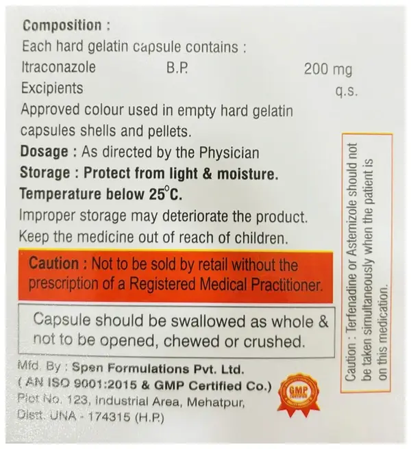 Fungits 200 Capsule thumbnail 3