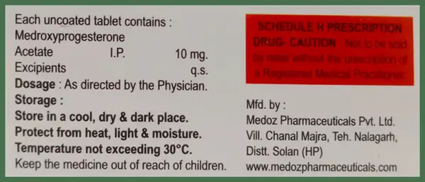 Medron 10 Tablet
