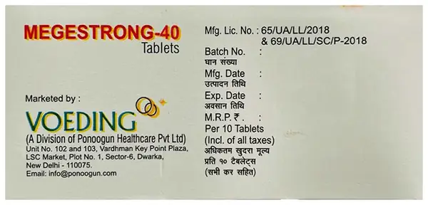 Megestrong 40 Tablet thumbnail 2