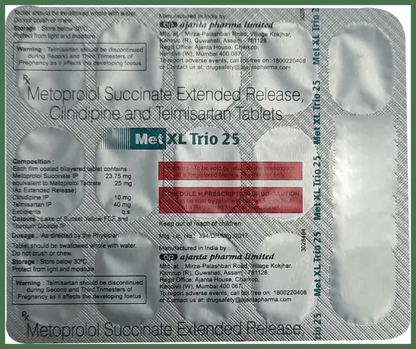 Met XL Trio 25 Tablet