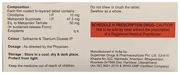 Metclot 10/50 Tablet SR