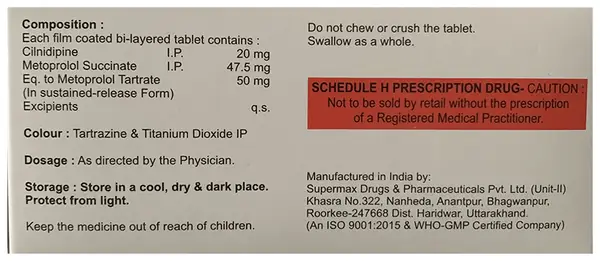 Metclot 20/50 Tablet SR thumbnail 3