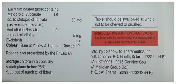 Metcross AM 50/5 Tablet PR