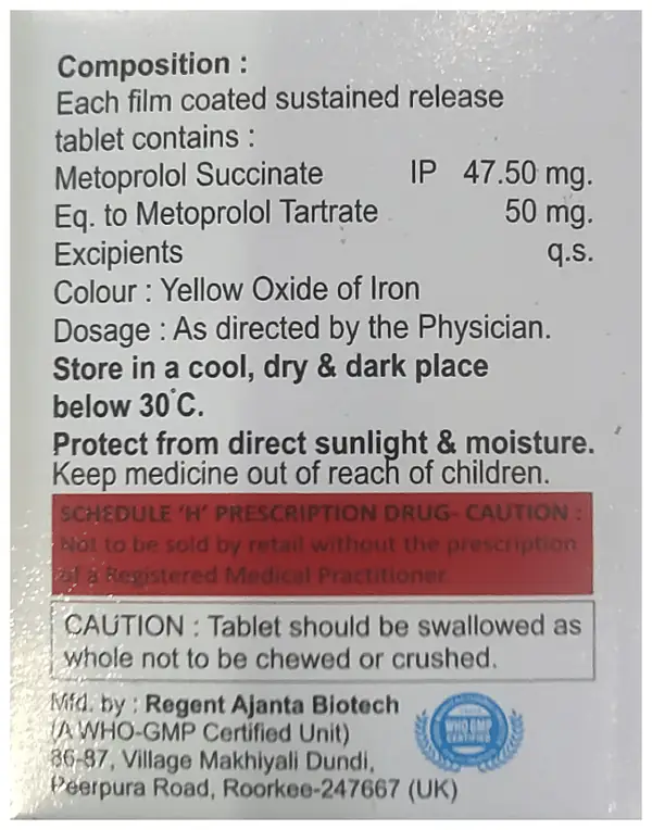 Metcy 50 Tablet SR