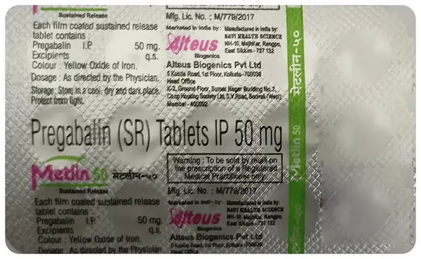 Metlin 50 Tablet SR