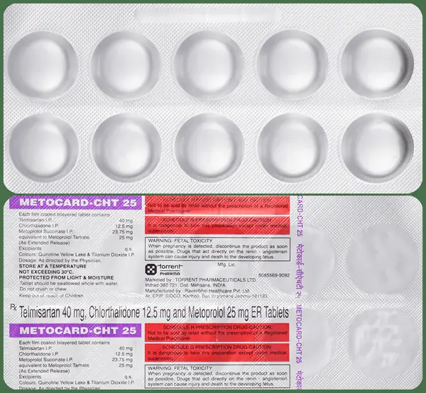 Metocard-CHT 25 Tablet ER