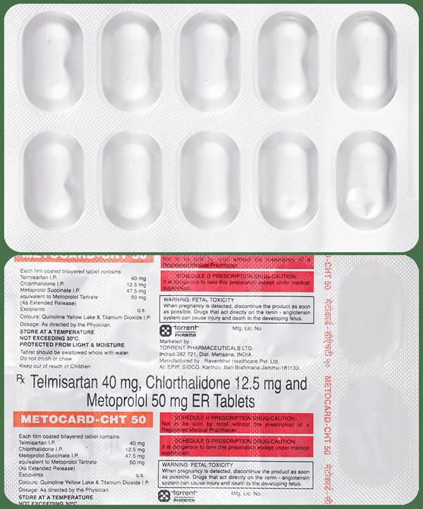 Metocard-CHT 50 Tablet ER