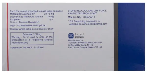 Metocard XL 25 Tablet