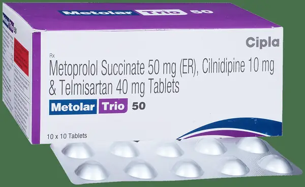 Metolar Trio 50 Tablet ER