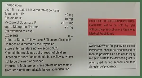 Metosartan LN 25 Tablet ER