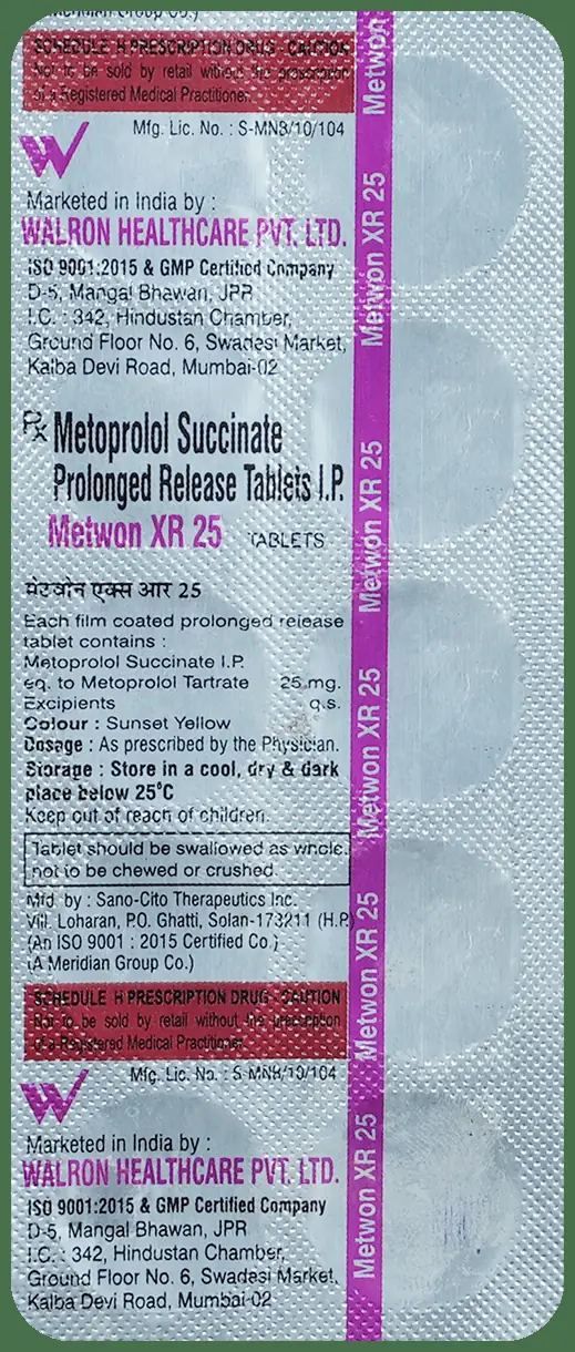 Metwon XR 25 Tablet