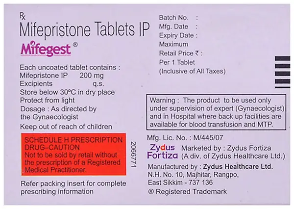 MIFEGEST 200 MG TABLET thumbnail 4