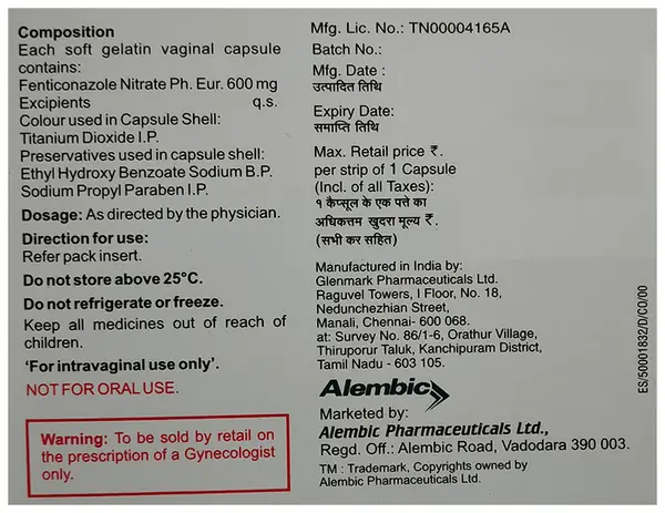 Mifenti Vaginal Capsule