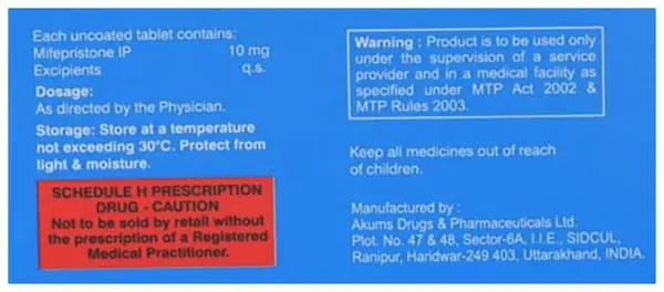 Mifiact 10mg Tablet thumbnail 3