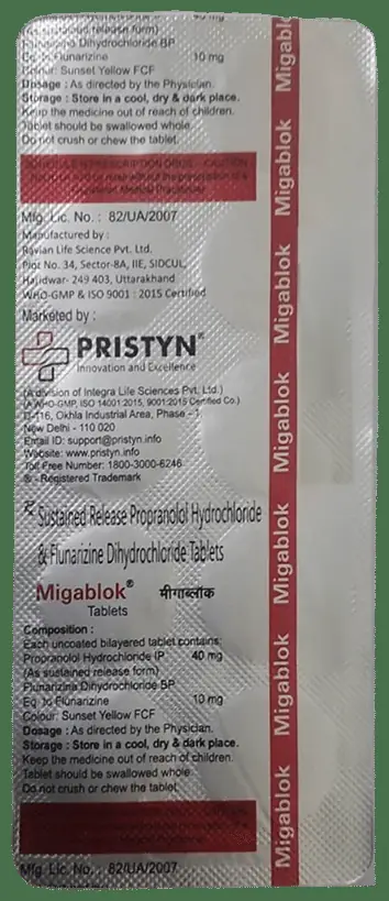 Migablok 40mg/10mg Tablet thumbnail 2