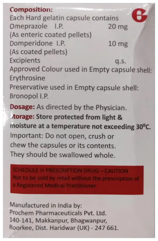 Miliom D 10mg/20mg Capsule thumbnail 4