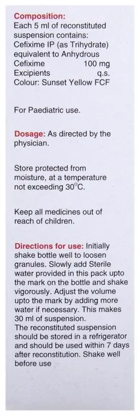 Milixim 100 DS Dry Syrup