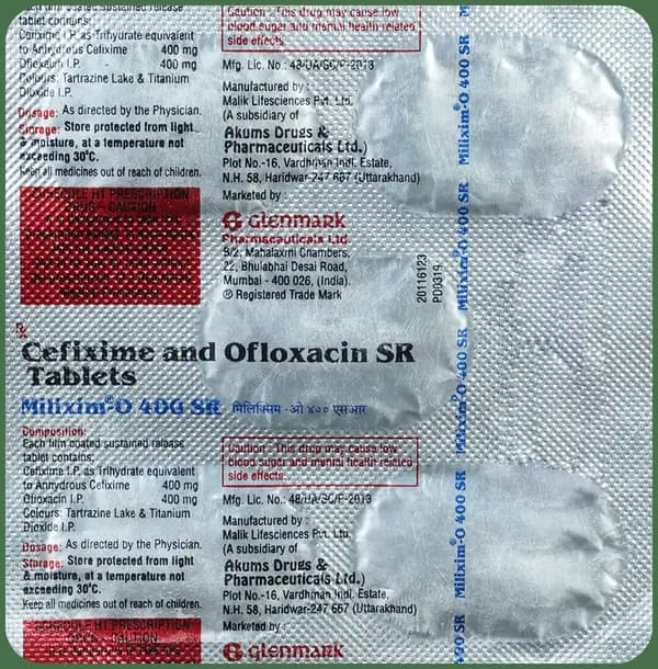 Milixim-O 400 SR Tablet thumbnail 3