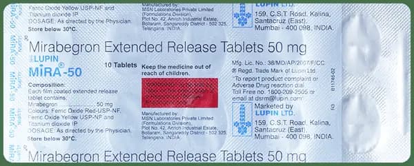 Mira 50mg Tablet thumbnail 3