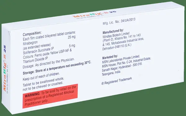 Mirabig-S 25 Tablet ER