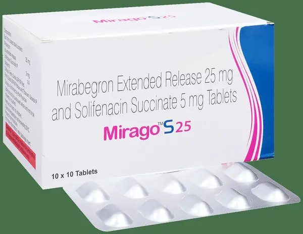 Mirago S 25 Tablet ER thumbnail 3