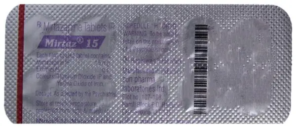 Mirtaz 15 Tablet thumbnail 5