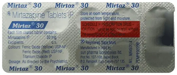 Mirtaz 30 Tablet thumbnail 3