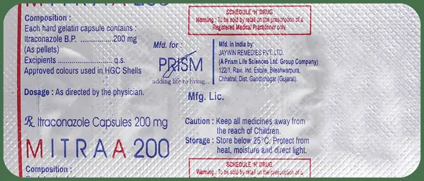 Mitraa 200mg Capsule