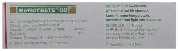 Monotrate OD Tablet PR