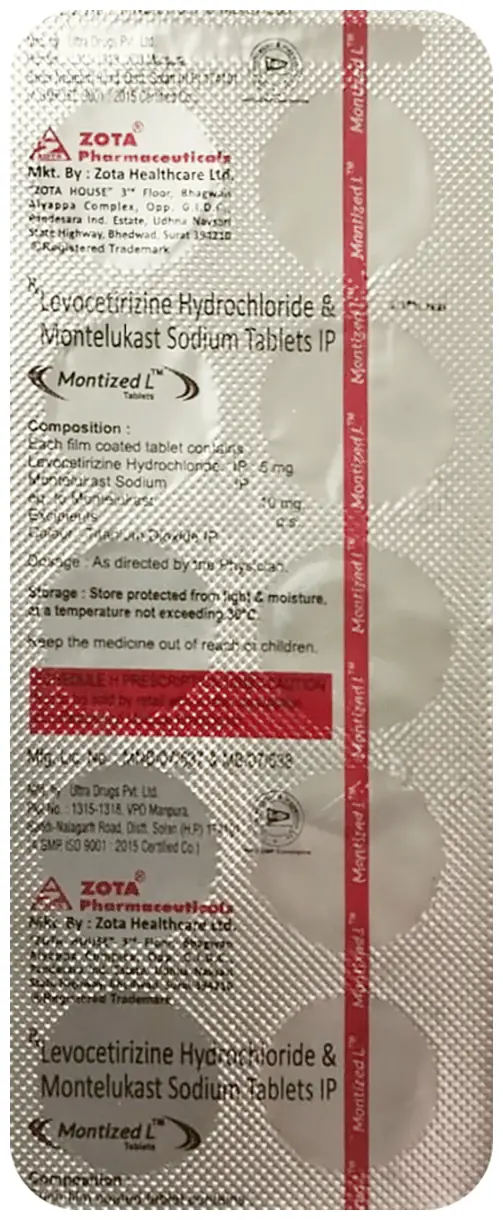 Montized-L 5mg/10mg Tablet