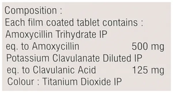 Mordica 500mg/125mg Tablet