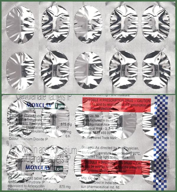 Moxclav 1gm Tablet thumbnail 2