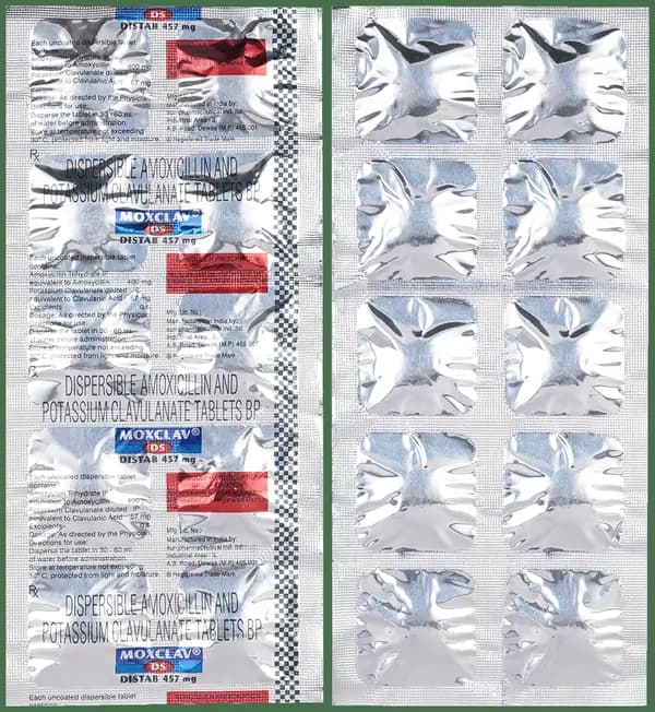 Moxclav DS 457mg Tablet thumbnail 3