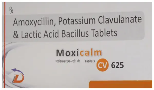 Moxicalm CV 625 Tablet