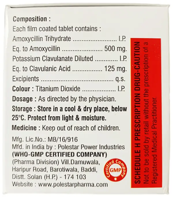 Moxidoz-CV 625 Tablet thumbnail 3