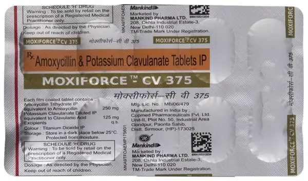 Moxiforce-CV 375 Tablet thumbnail 4