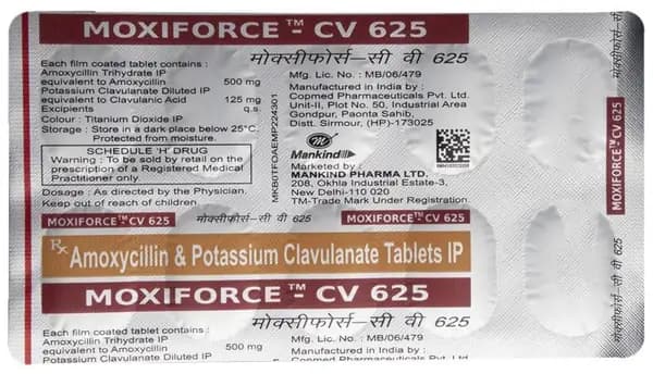 Moxiforce-CV 625 Tablet