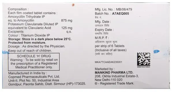 Moxikind-CV 1gm Tablet
