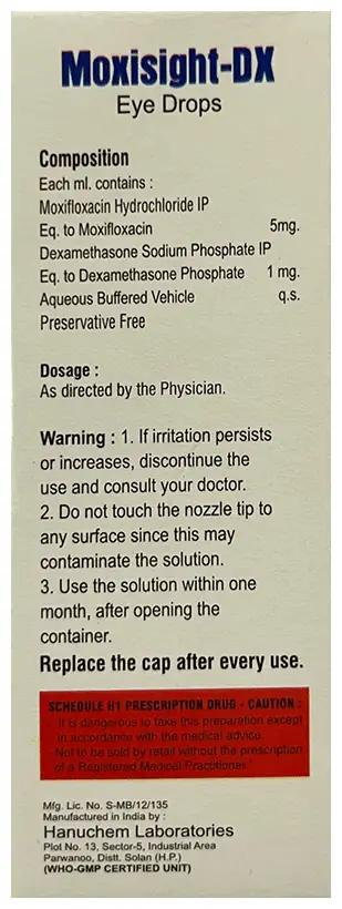 Moxisight-DX Eye Drop