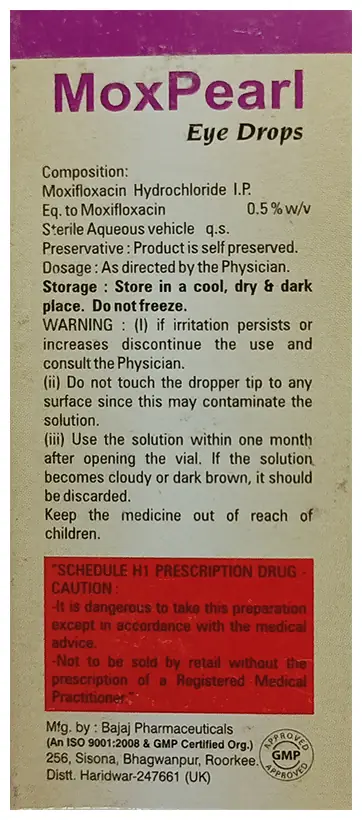 Moxpearl Eye Drop